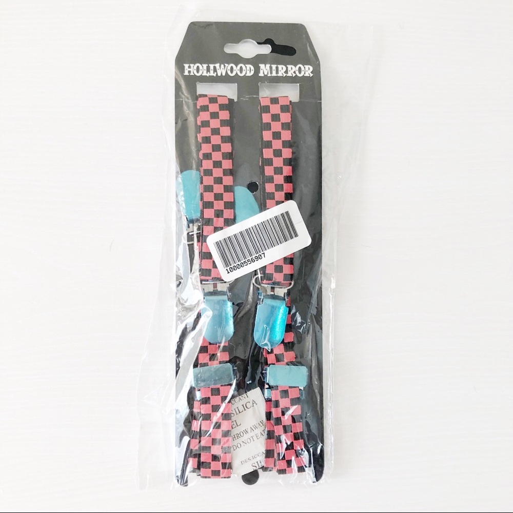 Hollwood Mirror Checkered Suspenders